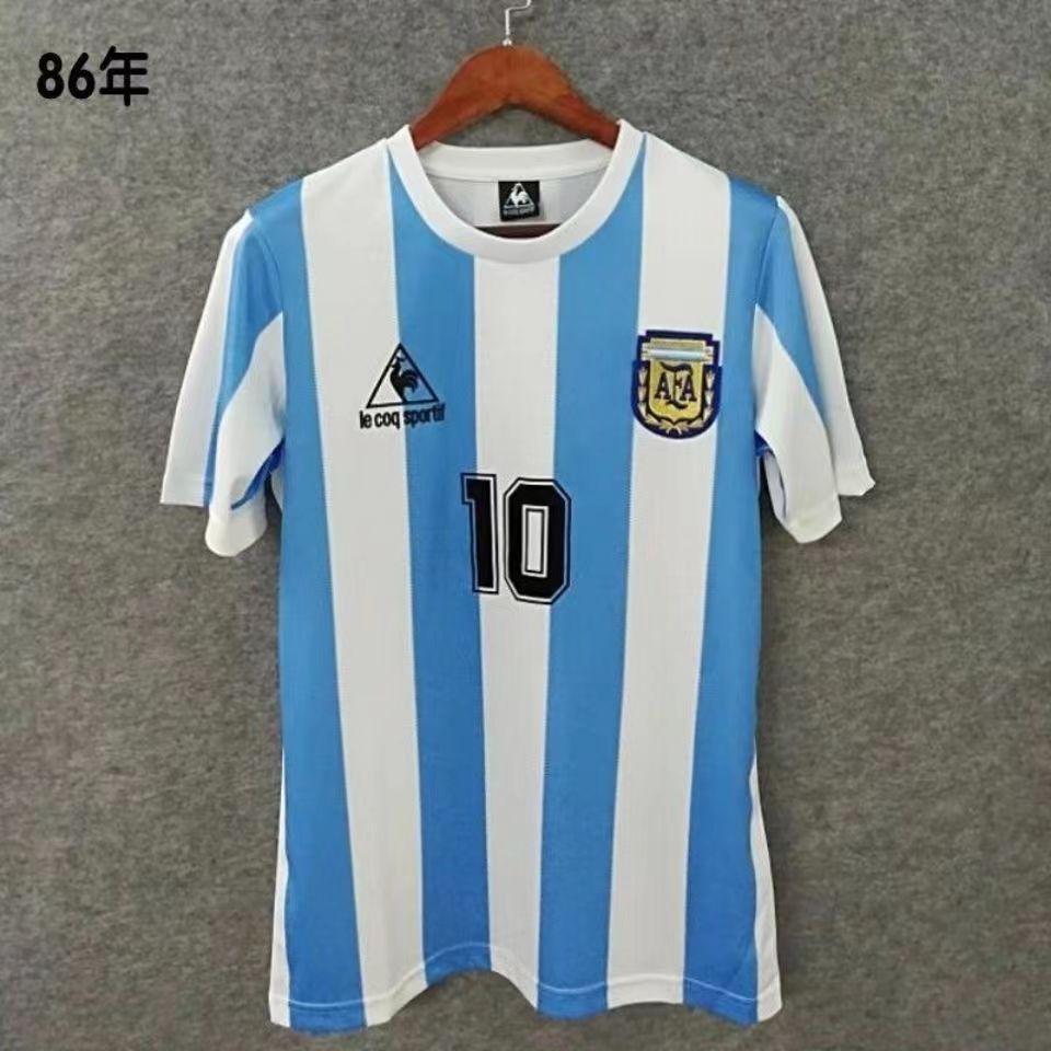 1986 Maradona 10 Domicile Maillot Argentina